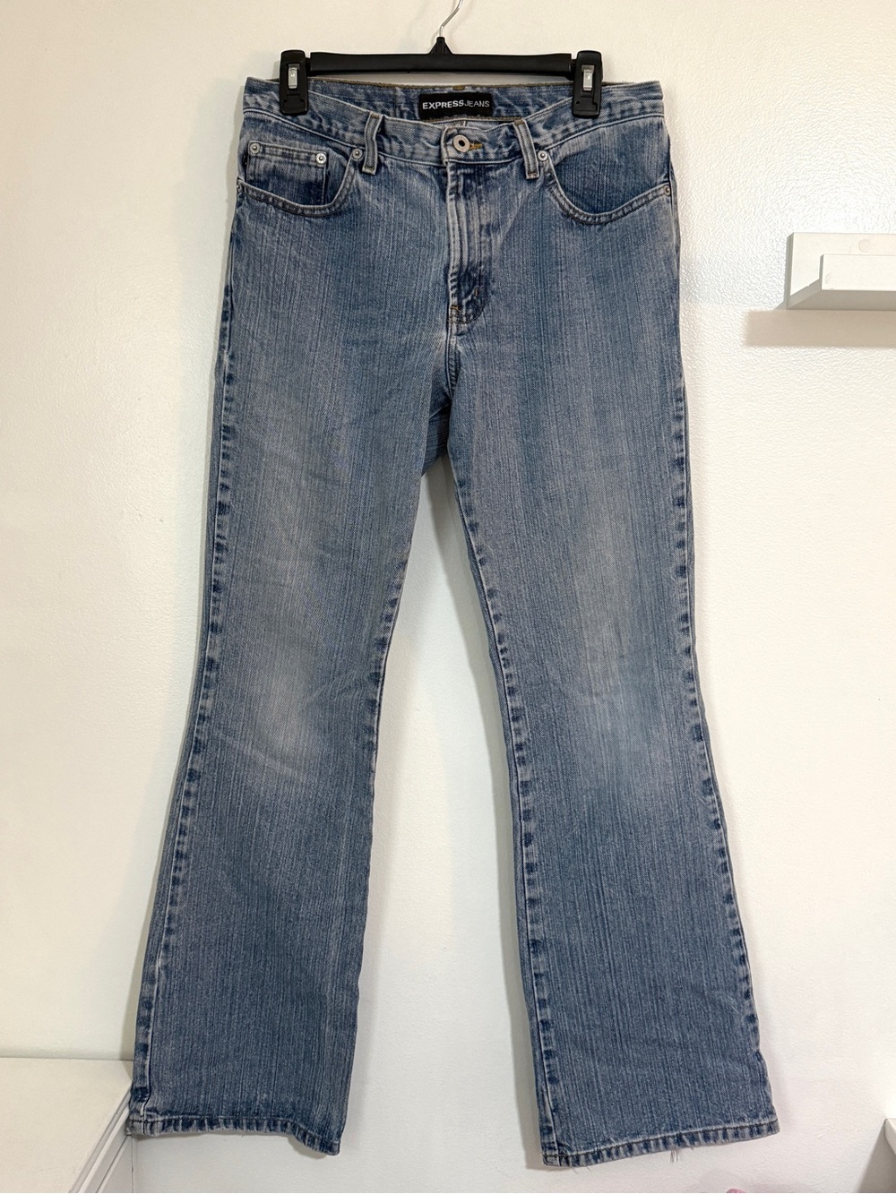 Vintage Express low rise flare jeans